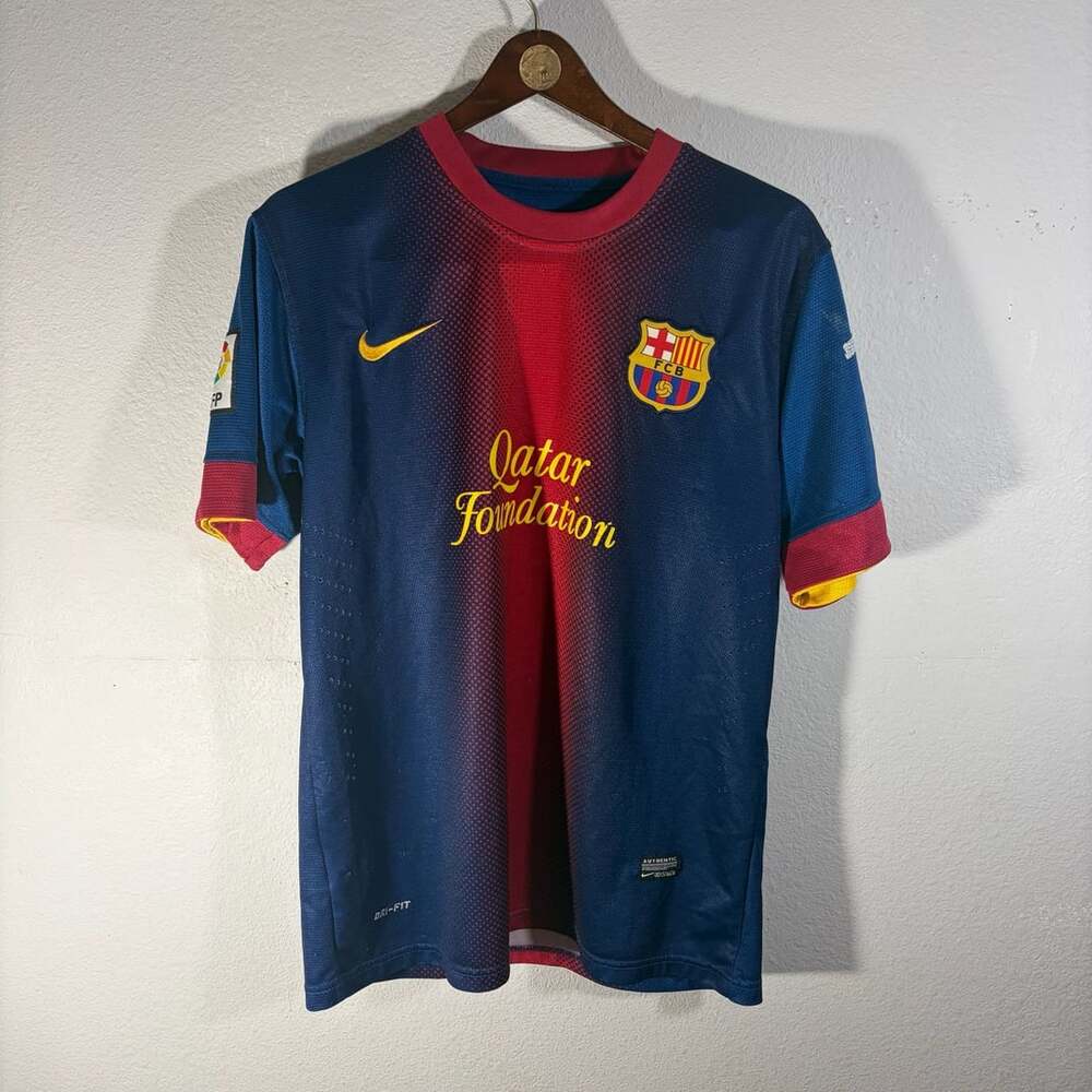 Nike FC Barcelona 2012-2013 Home Soccer Jersey Size Medium